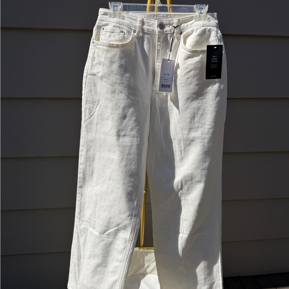 Women's White Flare & Wide Leg Jeans